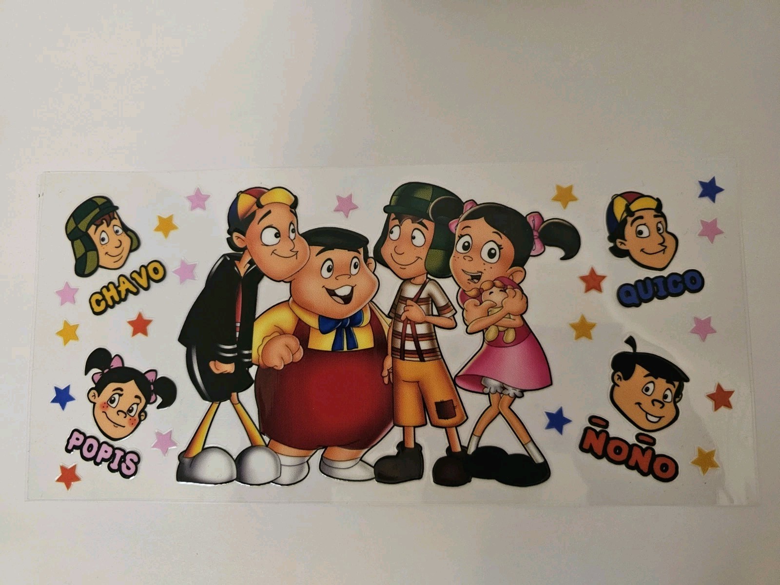 El Chavo Del Ocho Assorted Cup Wrap Transfer Decals