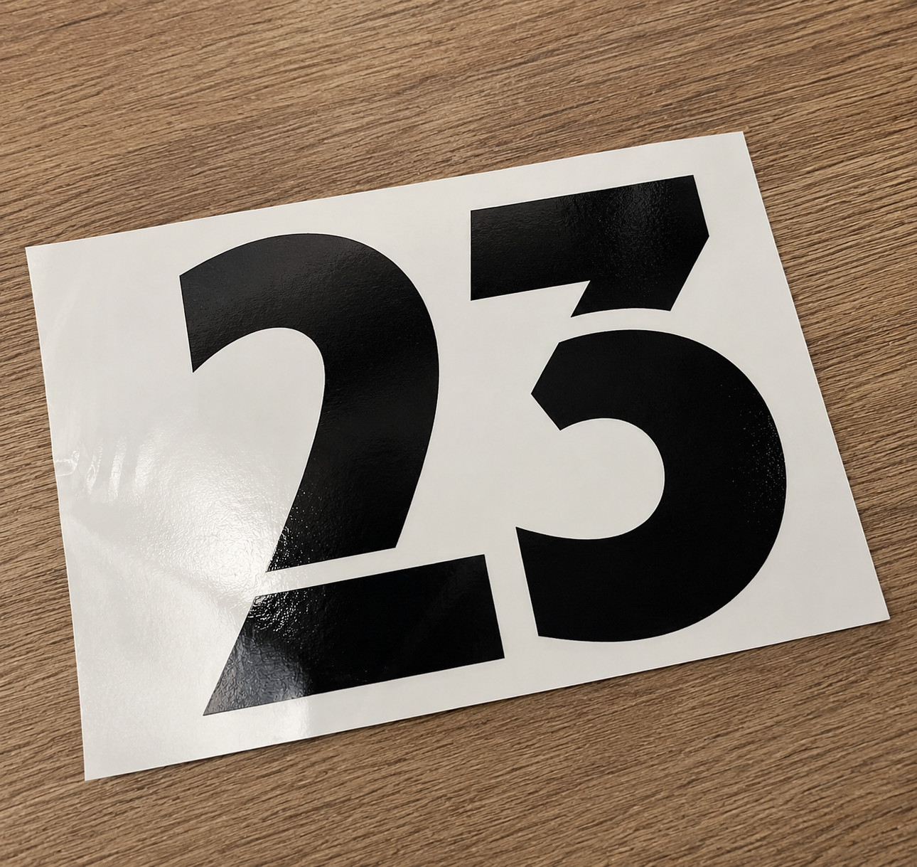 Custom Vinyl Number Decal Personalized Numbers Sticker Choose Size & Color