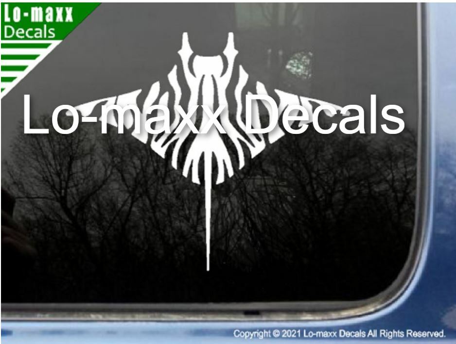 Zebra Manta Ray Ocean Sea Life Unique Art Super Quality Die Cut Vinyl Decal
