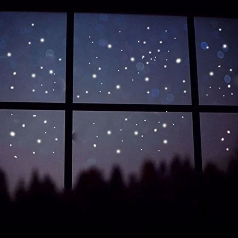 Luminous Glow in Dark Wall Stickers Stars Vinyl Wall Decor Kids Room Set
