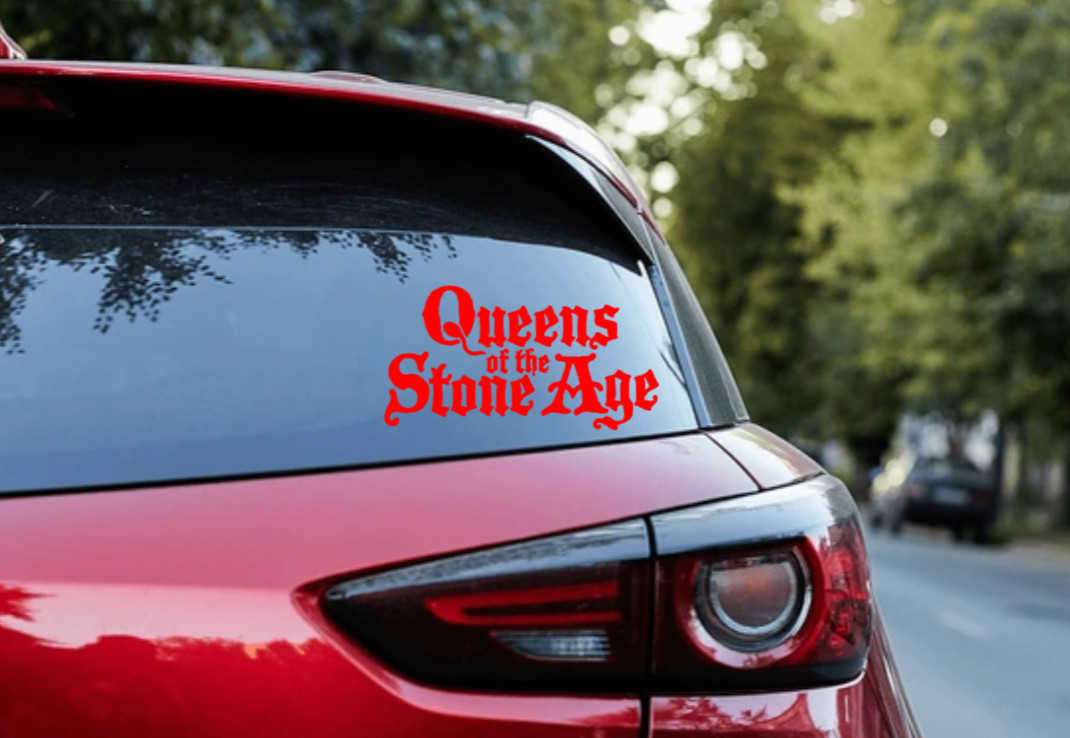 Queens Of The Stone Age Car Decal Vinyl Band Logo Glossy Bumper Sticker Alt Rock