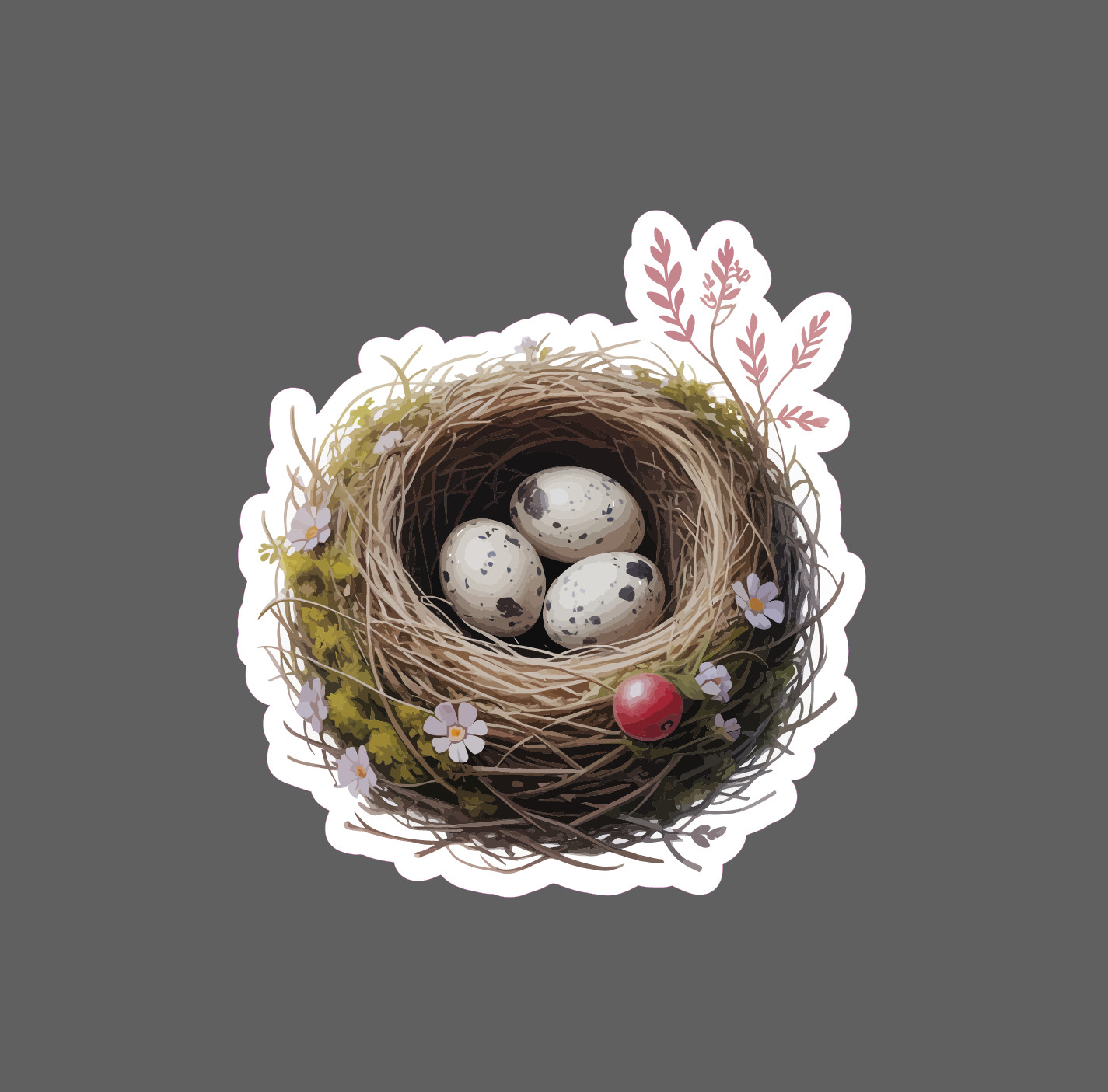 Birds Nest Sticker Animal Outdoor Wildlife Nature Life Gift Waterproof NEW