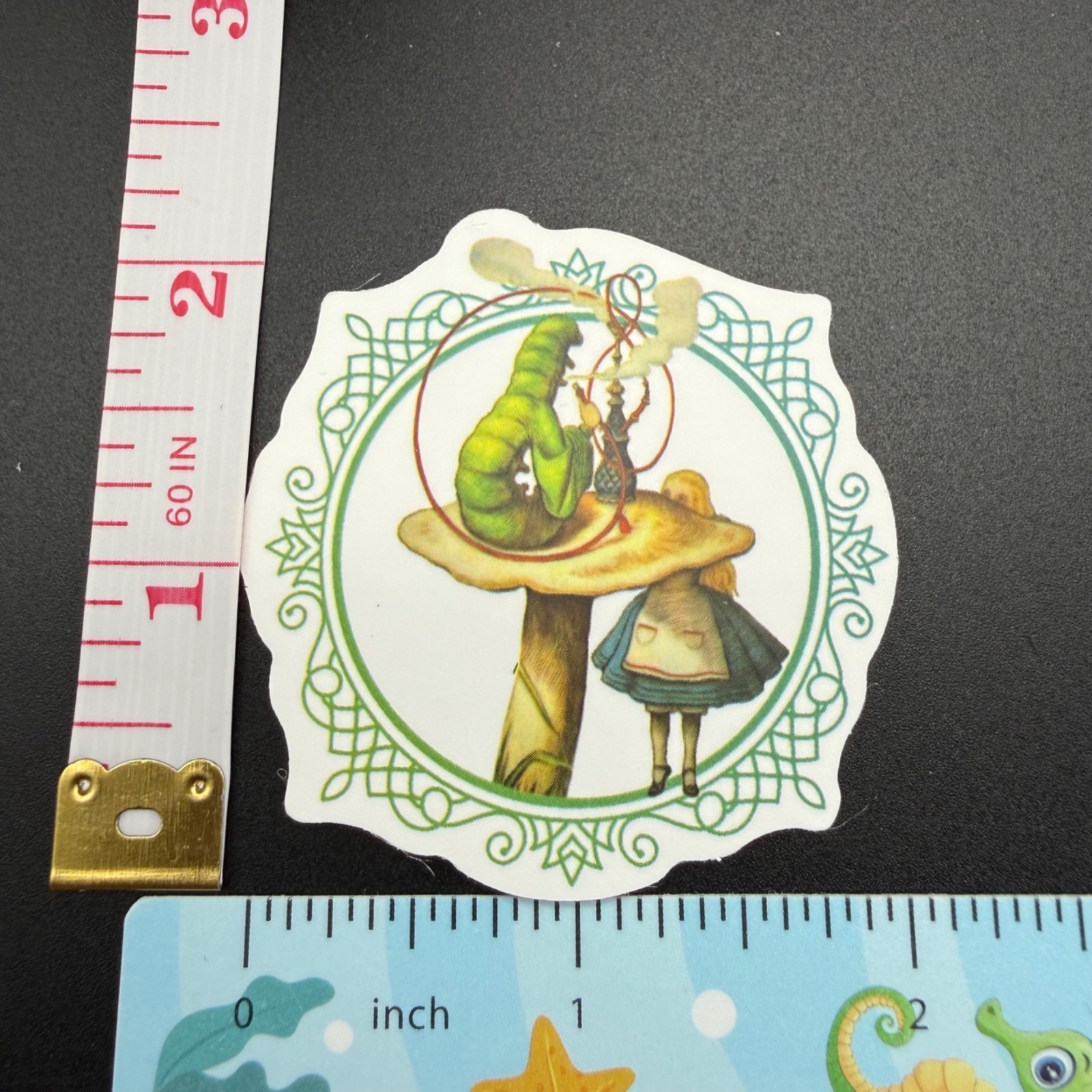 4 Stickers Disney Alice in Wonderland Vinyl Decal Laptop Phone Skateboard Bottle