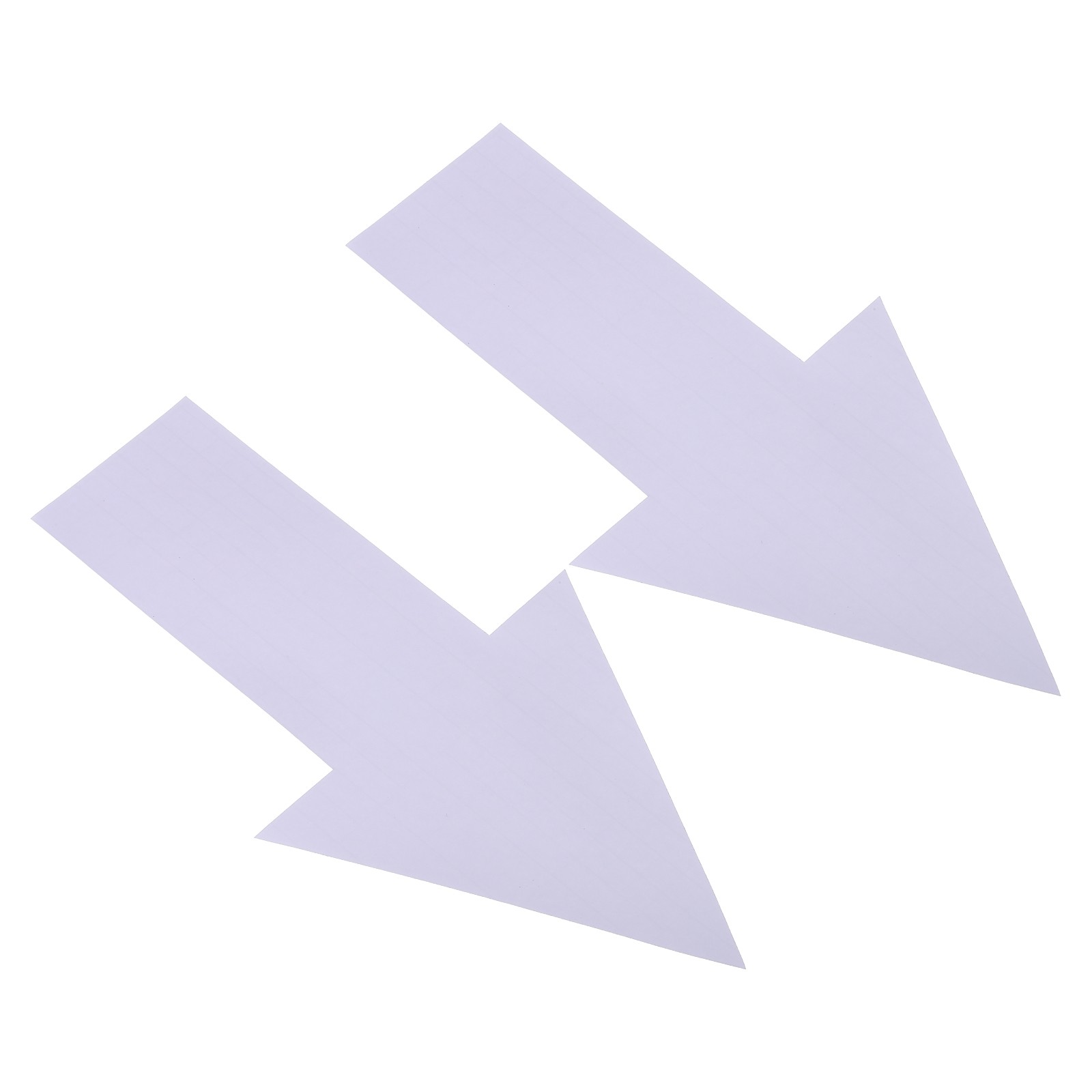 12Pcs Directional Arrow Sticker, 12" Arrow Removable Adhesive Decals, White