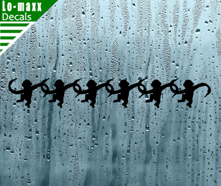 Barrel of Monkeys Chain Various Sizes & Colors High Quality Die-Cut Vinyl Decal