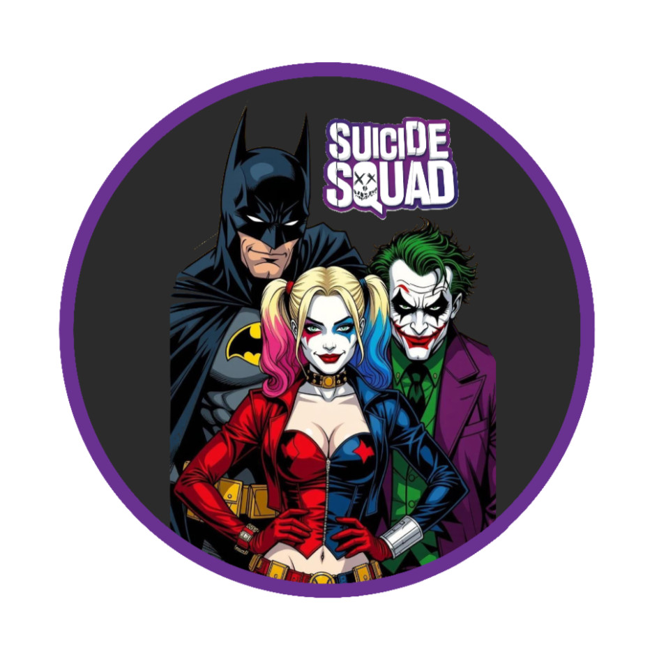 Movie DC (Suicide Squad) 4" Vinyl Decal Handmade Vehicle Cooler Laptop Decor 26