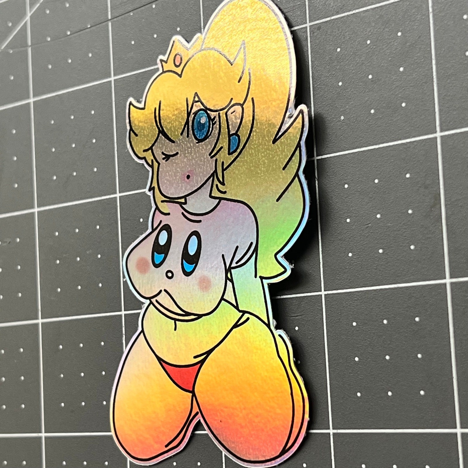 Princess | Kirby | Anime | Thick Girl | Sticker | Decal | Vinyl Sticker |