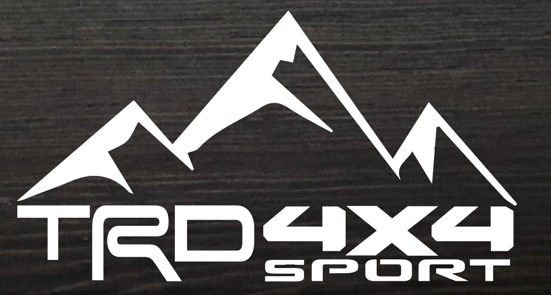 TRD Sport Sticker Decal 4Runner Off Road Mountains Tacoma Tundra Pro Trail 4×4