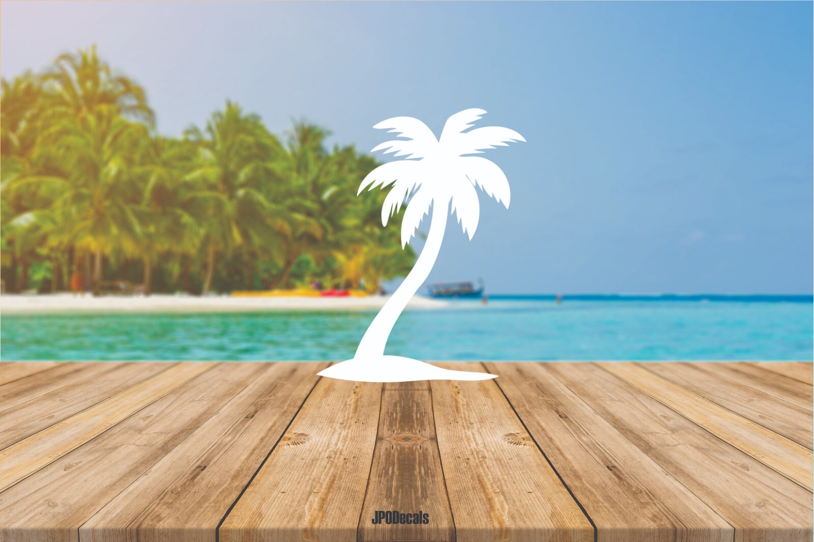 Vinyl Decal Palm Tree Style #6 Transfer Sticker Premium Quality Outdoor Vinyl