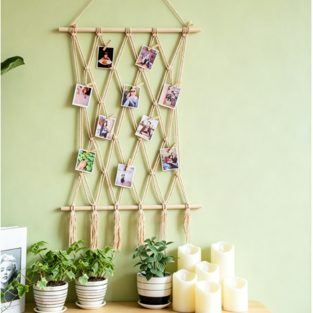 for Nordic Cotton Tapestry Wall Hanging 40x80cm for Living Room Bohemian Home