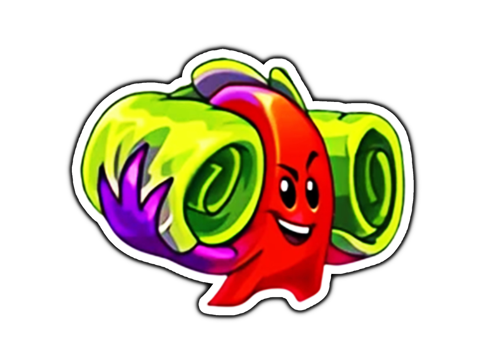 Rhubarbarian Plants Zombies Sticker Waterproof Vinyl Decal Die-Cut Car Laptop