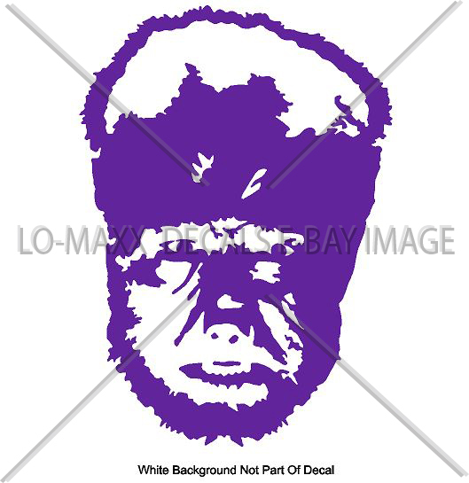Wolfman Monster Art Spooky Cool Scary Movie Horror Classic Die Cut Vinyl Decal