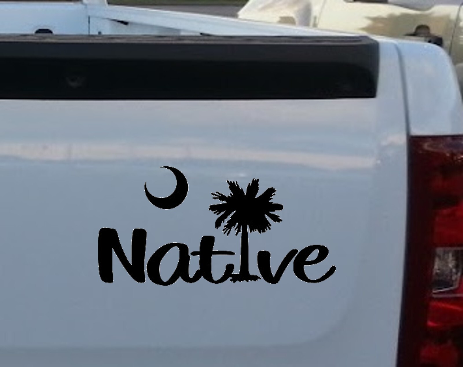 South Carolina Native Palmetto Tree Decal Sticker SUV Van Car Vacation Beach