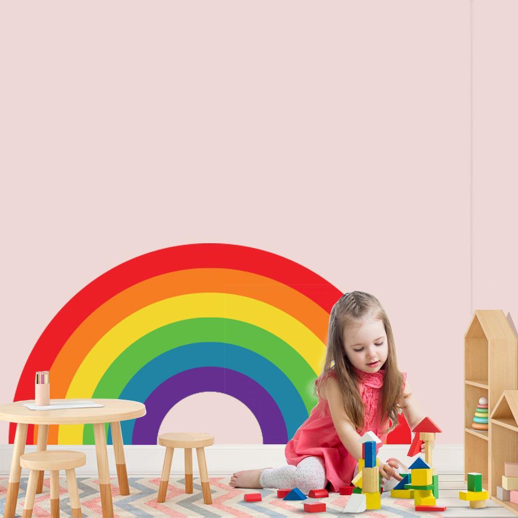 Rainbow Pop Wall Sticker Decal Bedroom Decor Art Mural Nursery Kids Room WC277