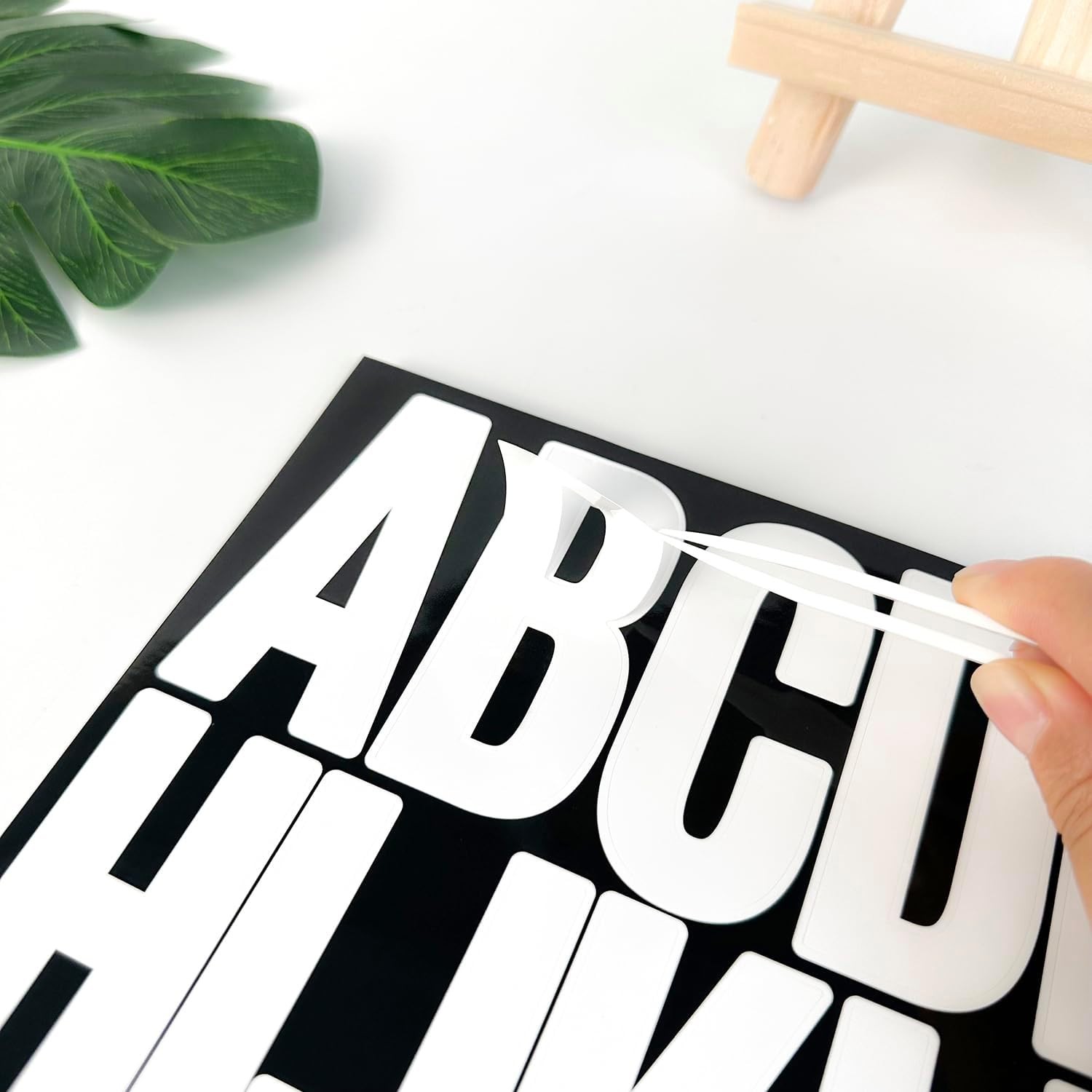480 Pcs Waterproof 3" Vinyl Alphabet & Number Stickers – Self-Adhesive for Ma…