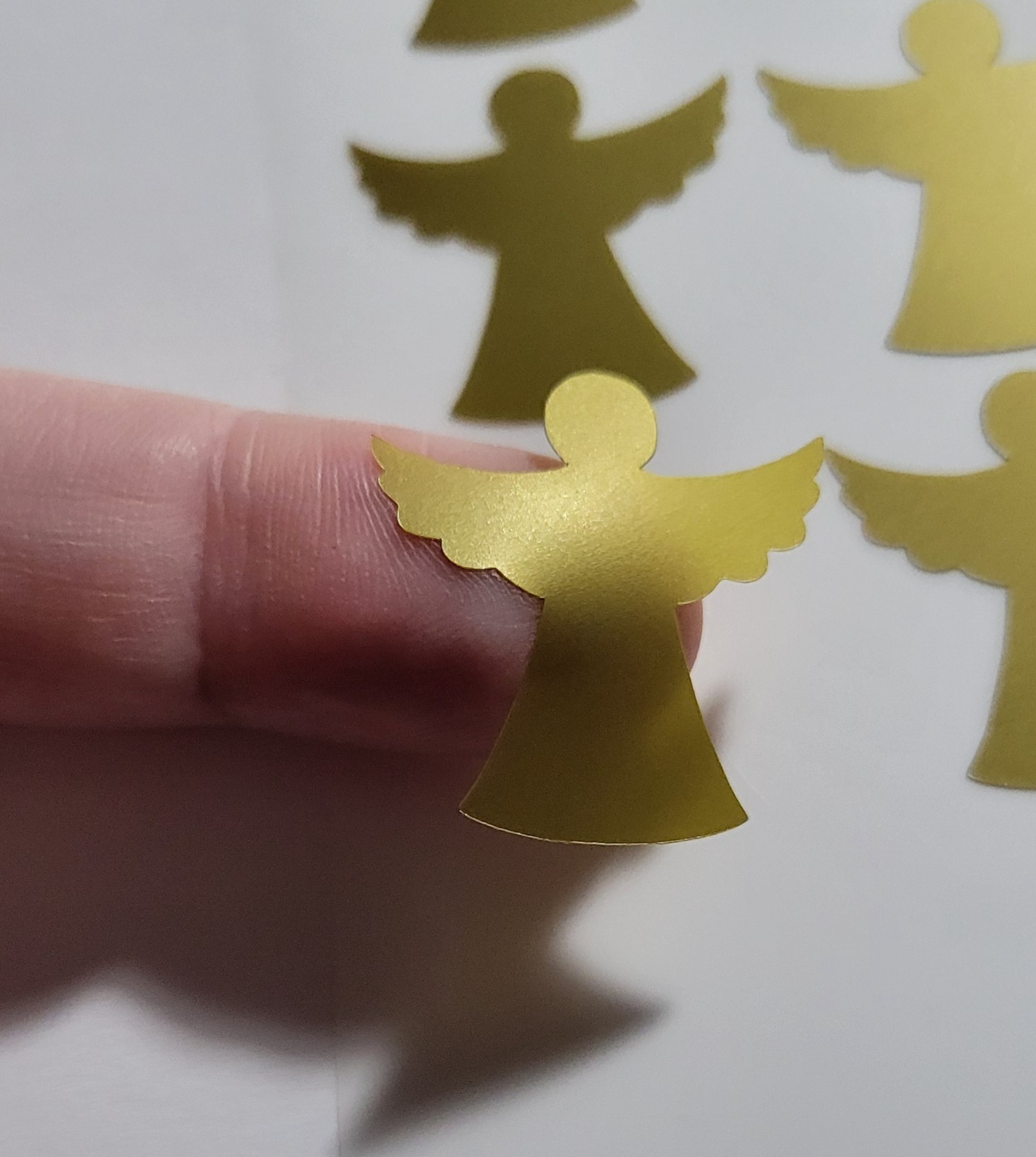 20 Angels Stickers, Vinyl Sticker , 1" Angel Stickers,Holiday,Christmas