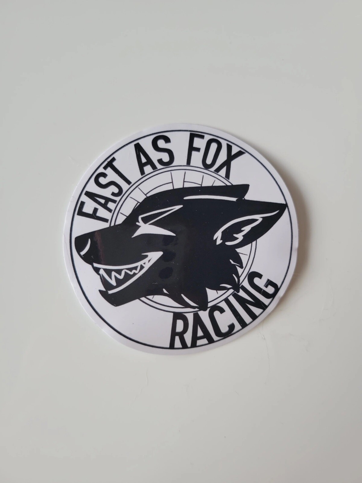 Fast As Fox Racing High Quality Waterproof Small 3” Sticker Custom Unique Art