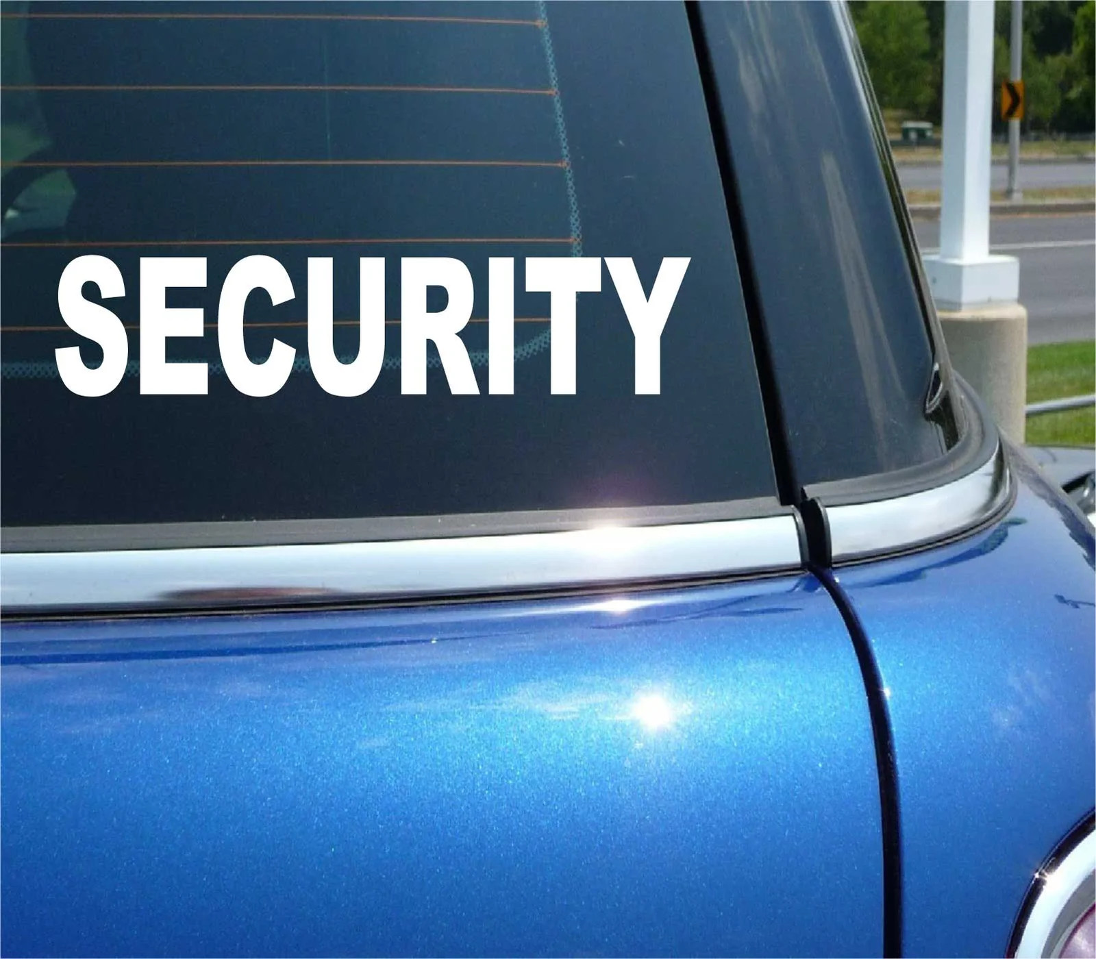 SECURITY STAFF OFFICE GUARD FUNNY DECAL STICKER ART CAR WALL
