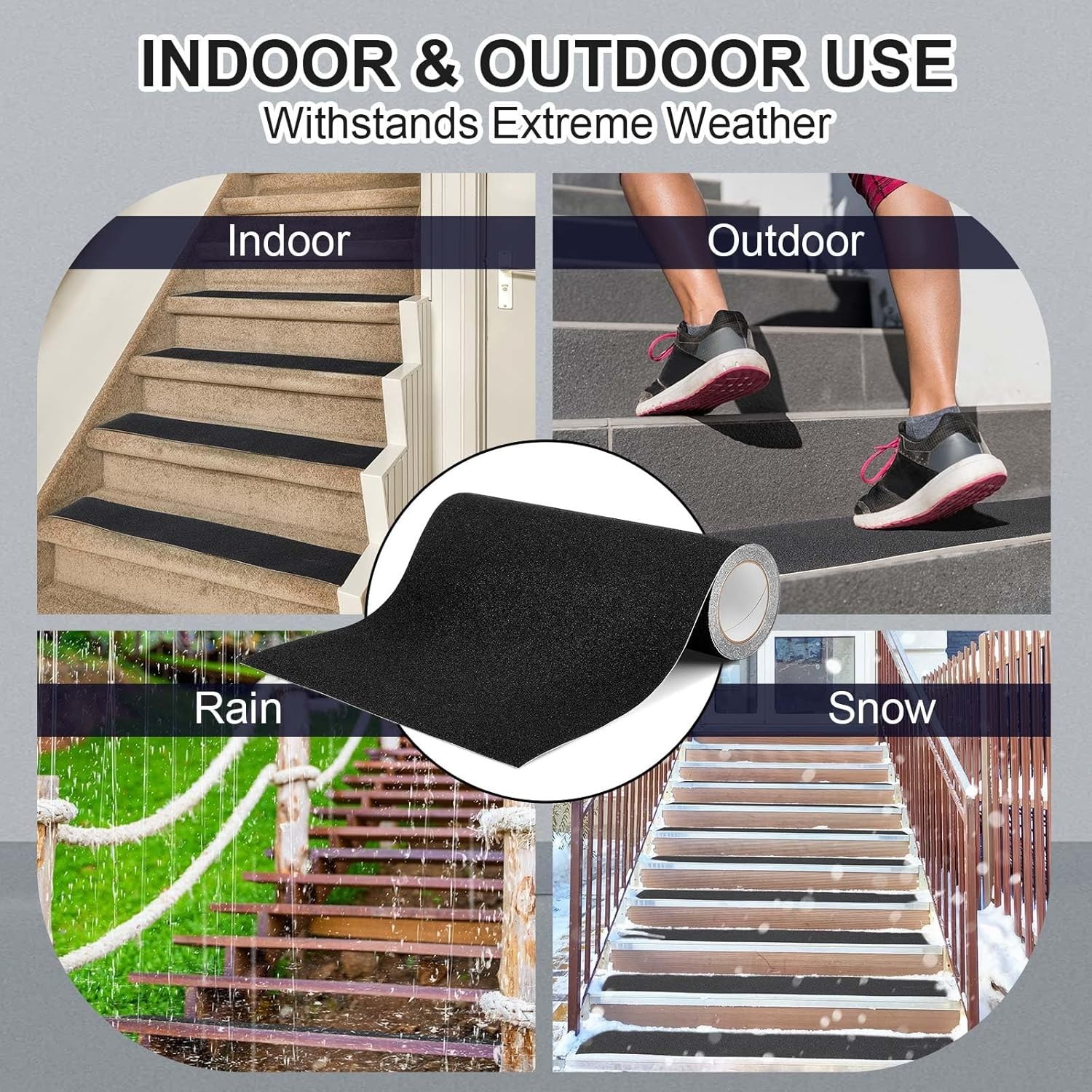 Anti Slip Traction Tape 16 Inch x 20 ft Widen Waterproof Non Skid Tape Durable G