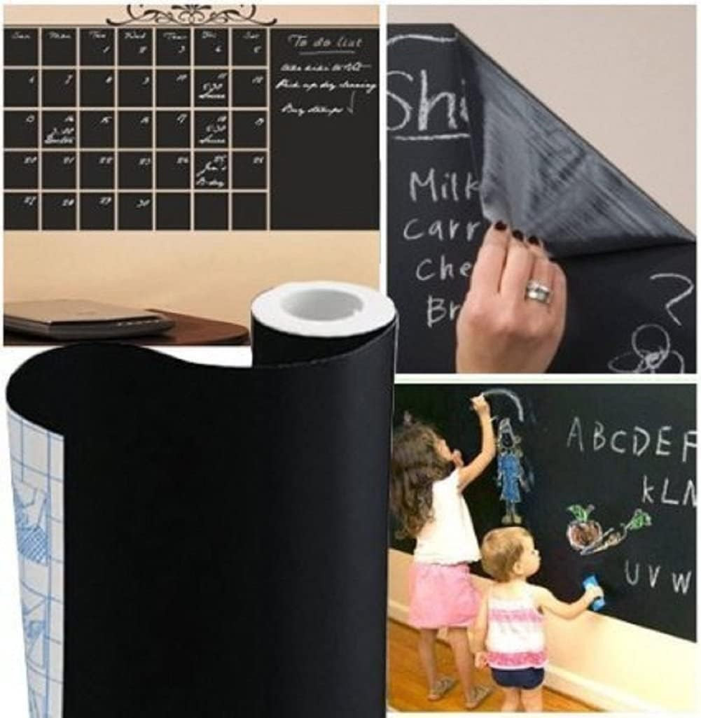 Self-Adhesive Chalkboard Wallpaper Blackboard Sticker Vinyl Decal