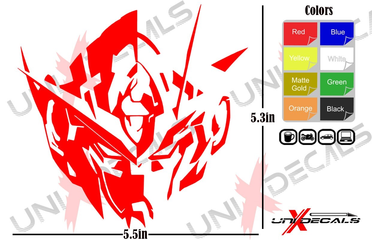 Gundam Cut Out Vinyl Sticker