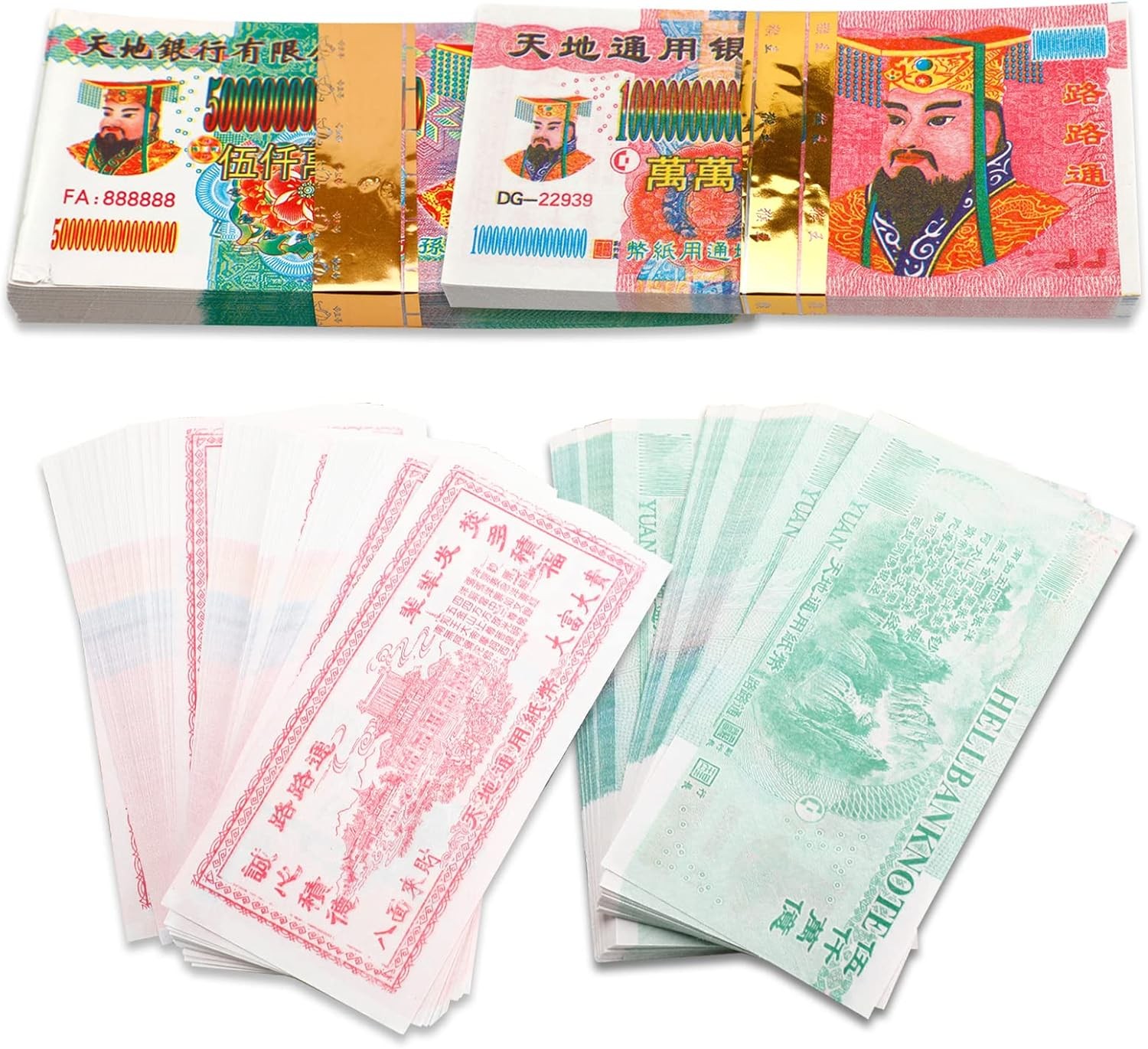 800Pcs Joss Paper Ancestor Money Traditional Chinese Blessing for Ancestors…