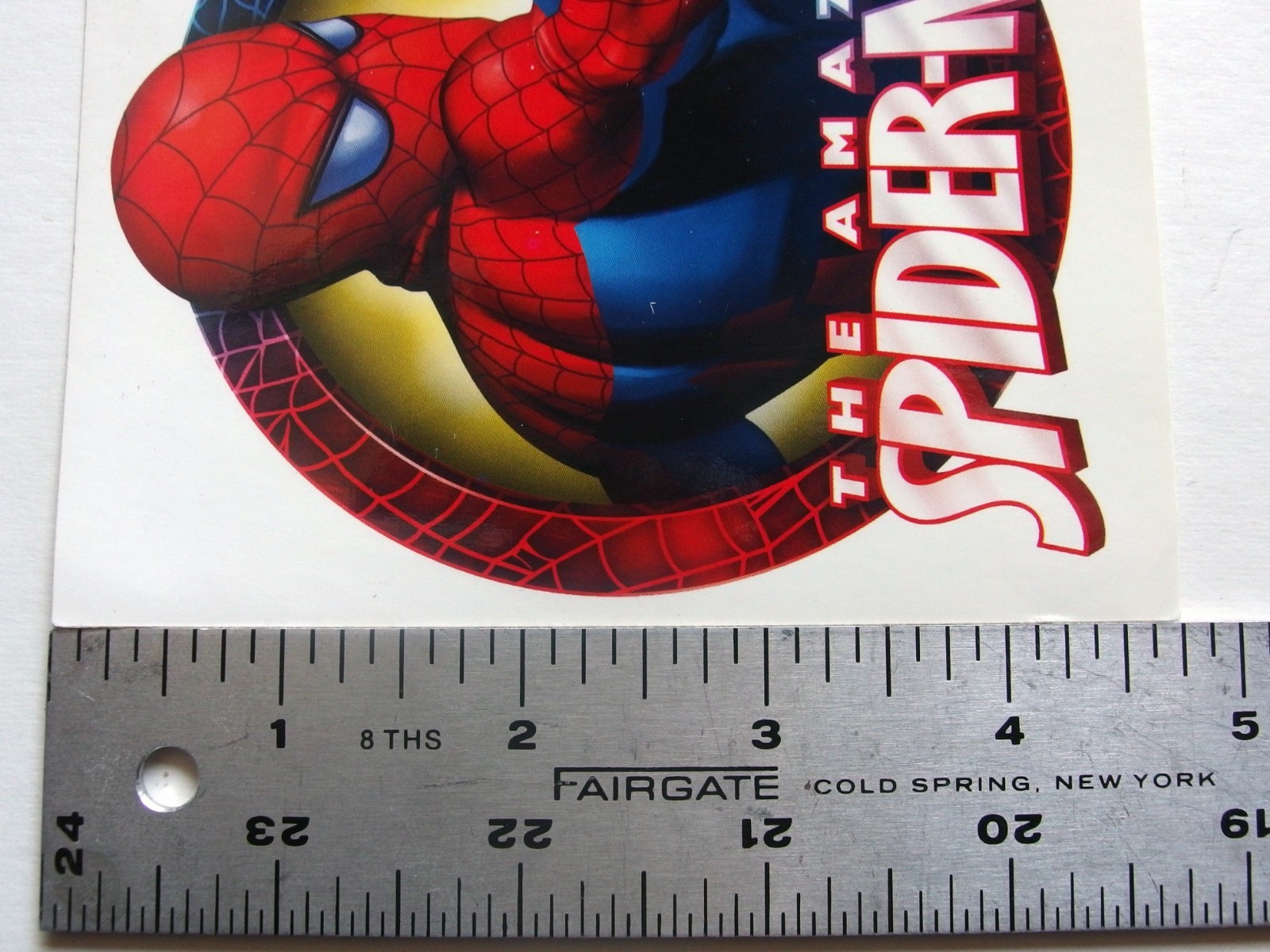Spider-Man Clear Web Slinger Sticker Marvel C&D Visionary 2008 5.75" x 4.5"