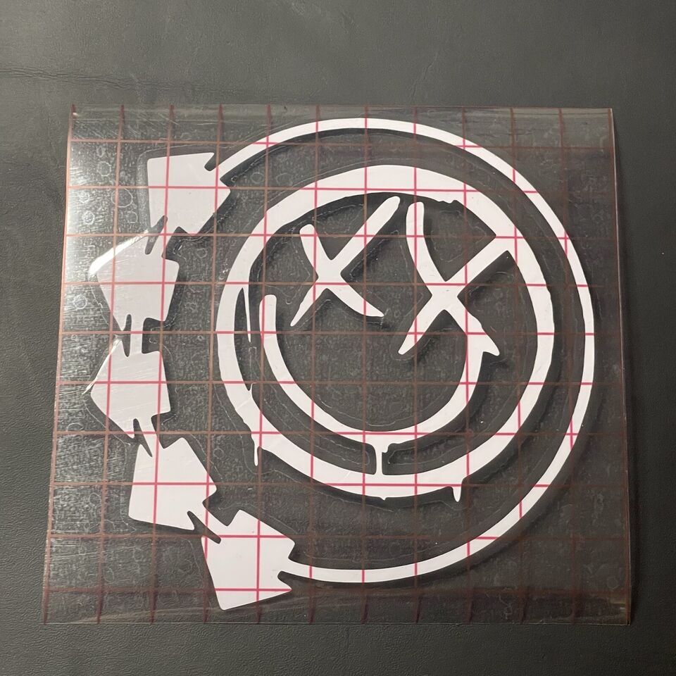 Blink 182 Car Decal Vinyl Glossy Band Logo Bumper Sticker Face Symbol Pop Punk