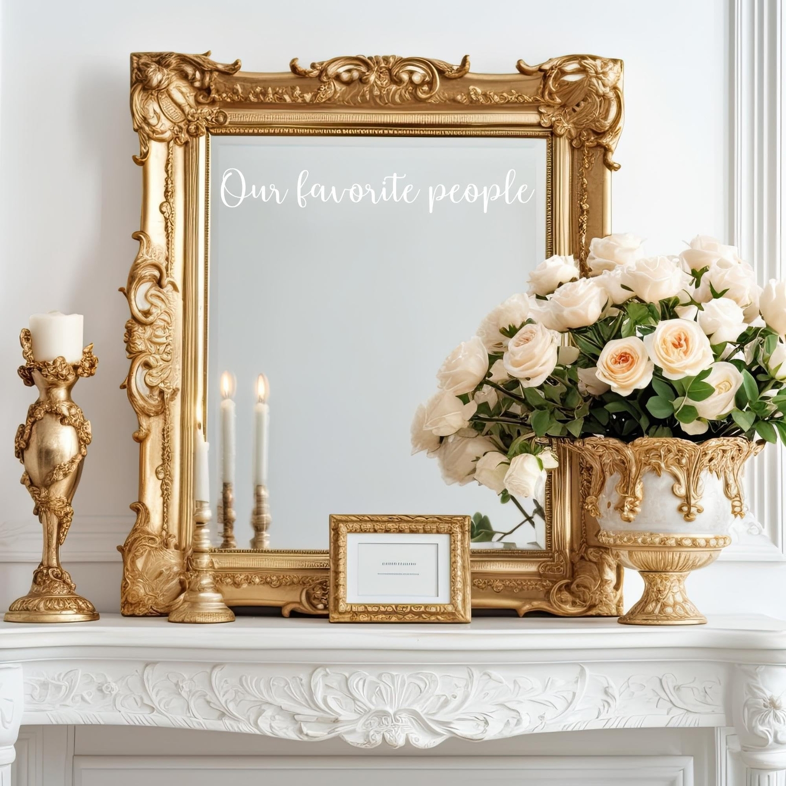 Our Favorite People Sticker (18" x 3") – Wedding Seating Chart Decal – Weddin…