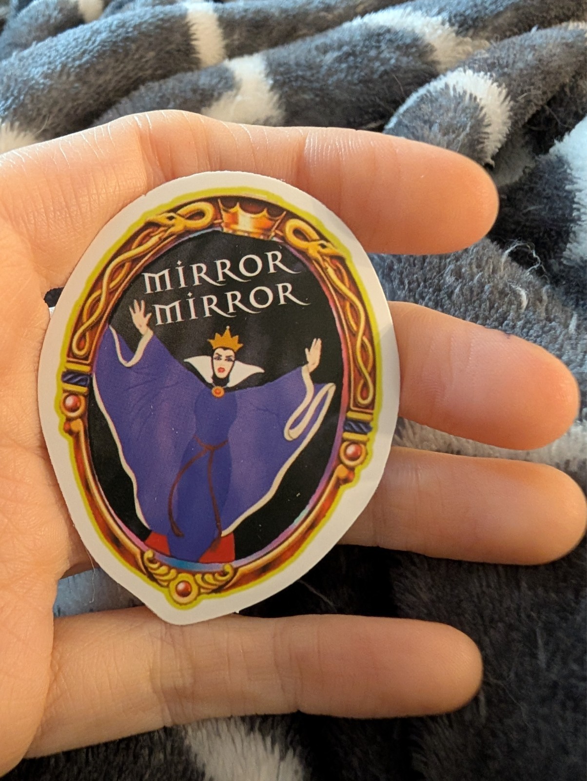Snow white, Disney, Vintage cartoon, Sticker, movie characters, Evil Queen