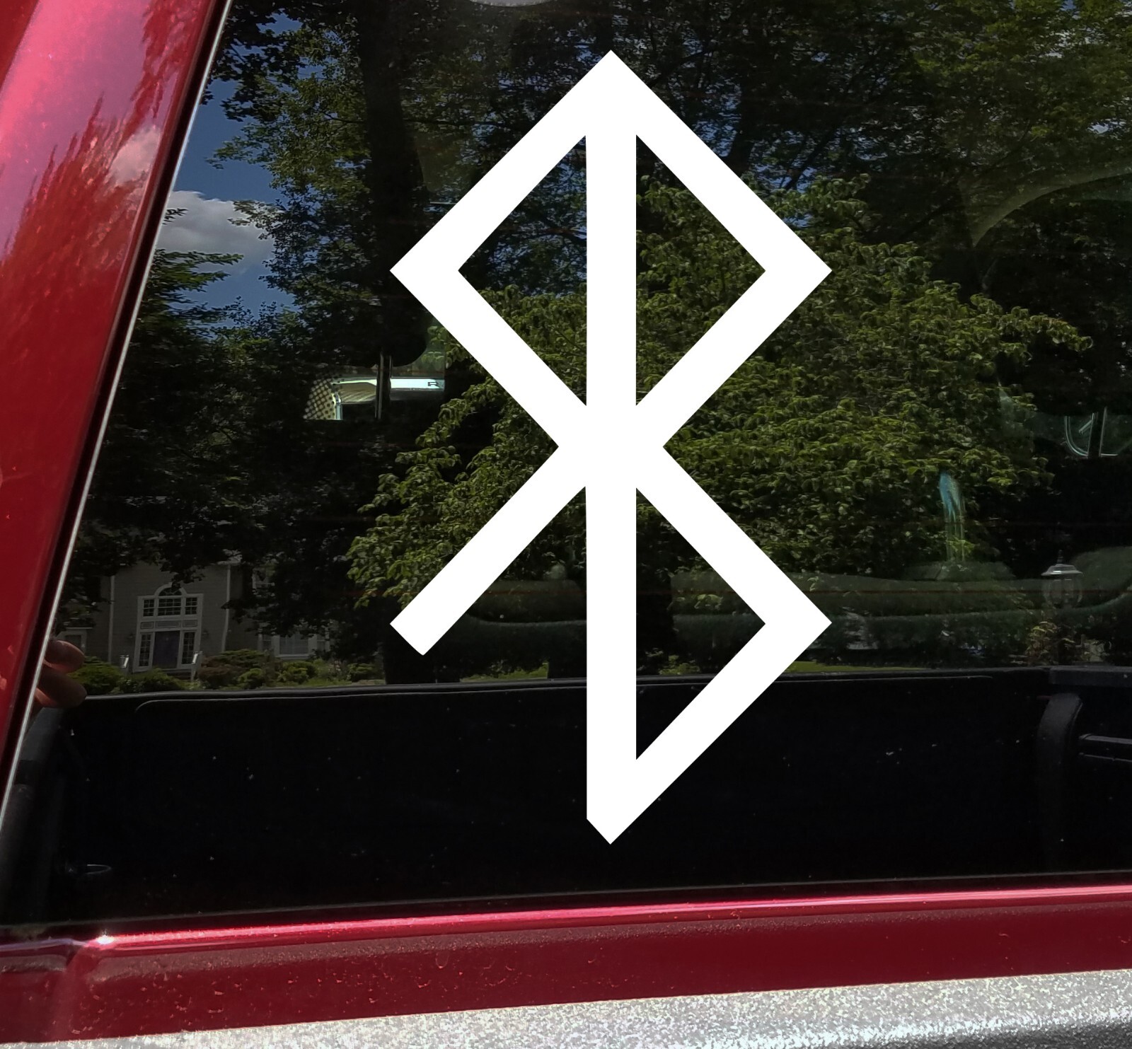 Peace Bindrune Vinyl Sticker – Viking Norse Symbol Bind Rune – Die Cut Decal