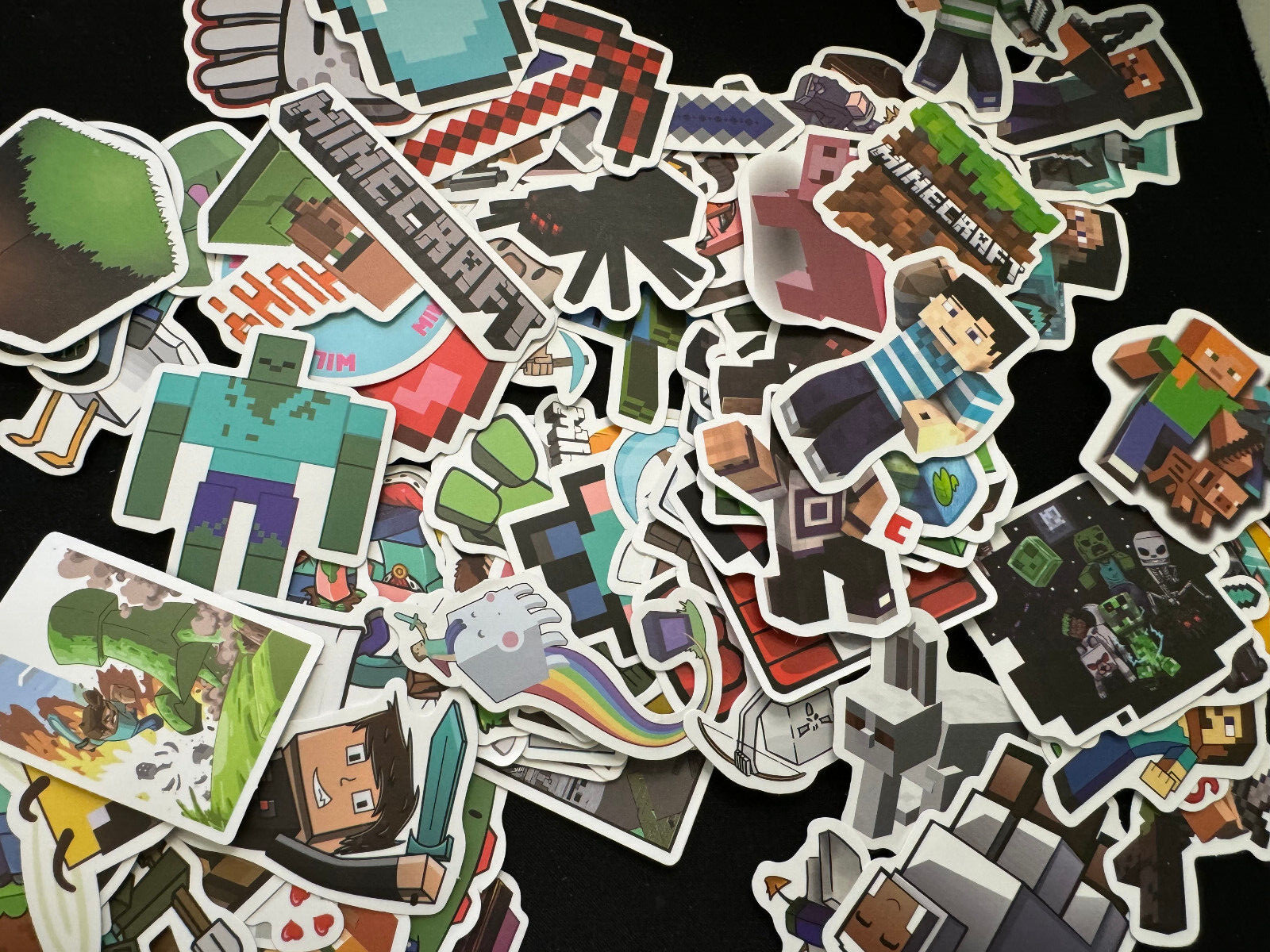 Video Games Stickers -Lot Of Random 15 – Super Mario – Pokemon – Fortnite & More