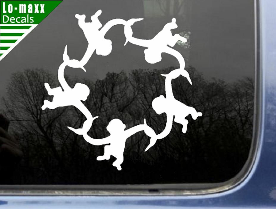 Barrel Of Monkeys Circle Novelty Popular Characters Quality Die Cut Vinyl Decal