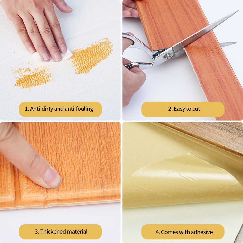 Accessories Skirting Sticker Wall Sticker Background Living Room 70cmX11cm