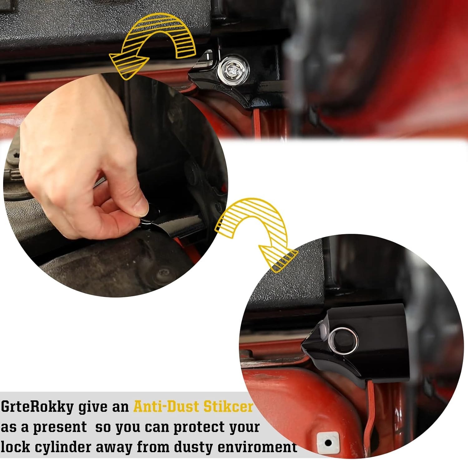 Tailgate Anti-Theft Lock Compatible for Toyota Tacoma 2016-2023 Truck Bed Tai…