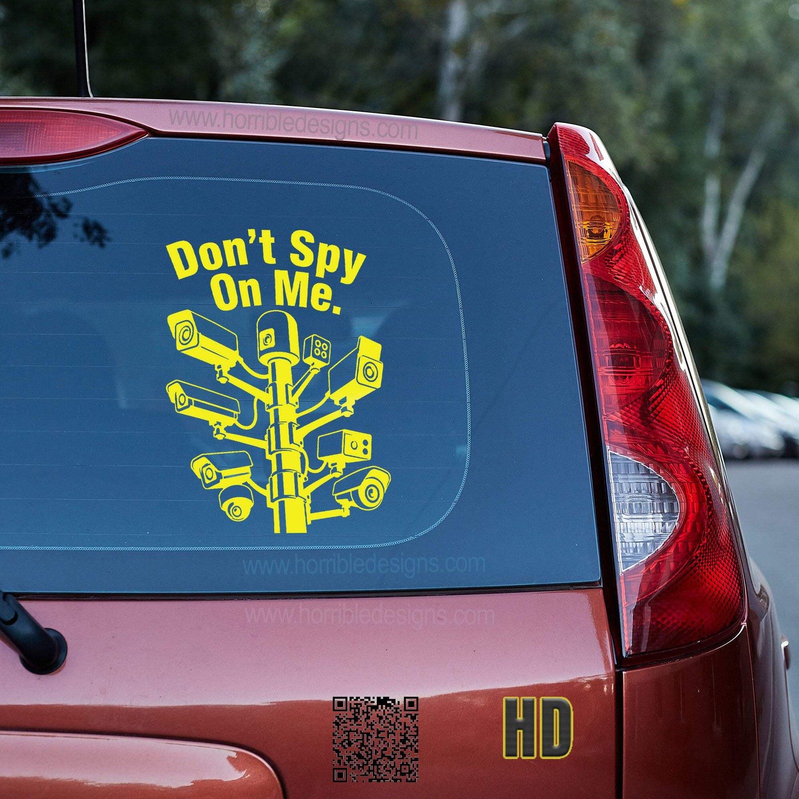 Don't Spy On Me Vinyl decal car truck window van liberty first 4th amendment