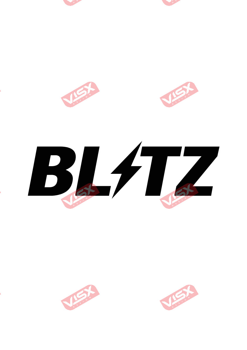 Blitz Auto Sticker Car Decal Vehicle Vinyl Decal Sticker Waterproof Durable