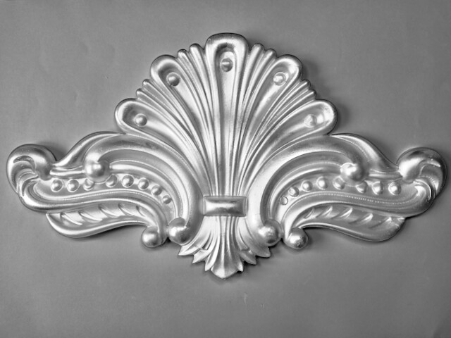 Plaster Ornament in Gold, Silver, Bronze etc. Relief, Decoration "Athene"