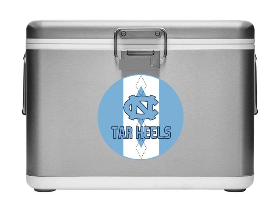 North Carolina – Argyle – 4" Vinyl Decal Car Laptop Cooler Truck Smoker Trailer