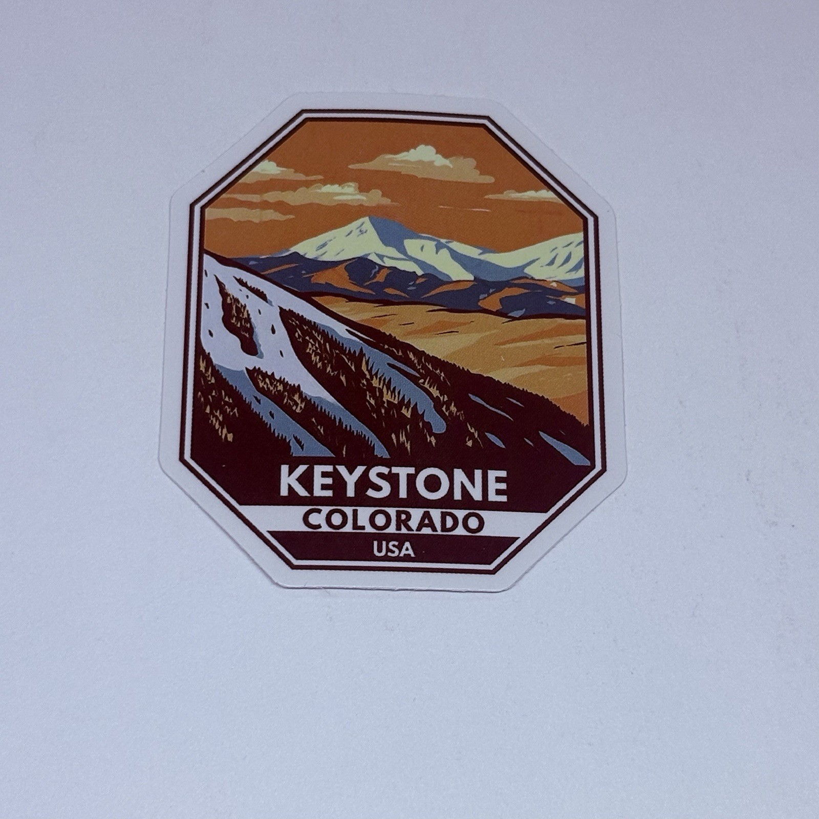Keystone Colorado Sticker Winter Resort USA Art Decal Vinyl Country Travel Tc9