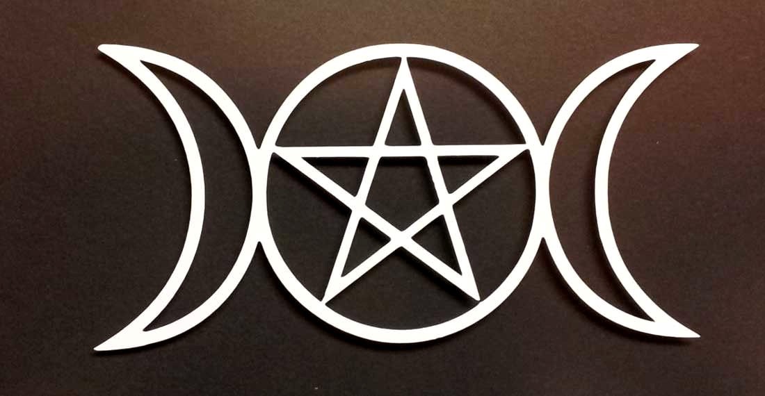Triple Goddess Pagan Wiccan 5 1/2" Inch Vinyl Decal Window, Car, Truck, Sticker