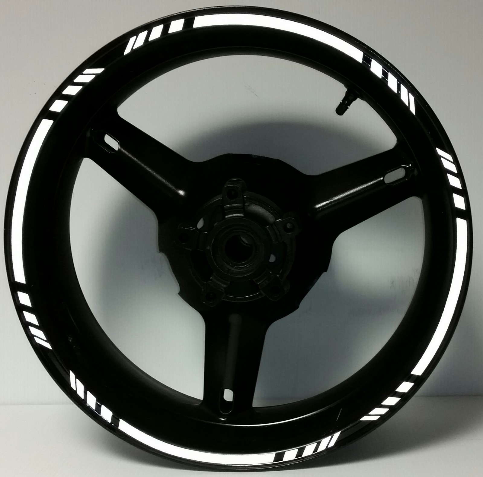 3M REFLECTIVE 21 & 18 inch RIM STRIPES WHEEL DECALS TAPE STICKERS MOTORCYCLE CAR