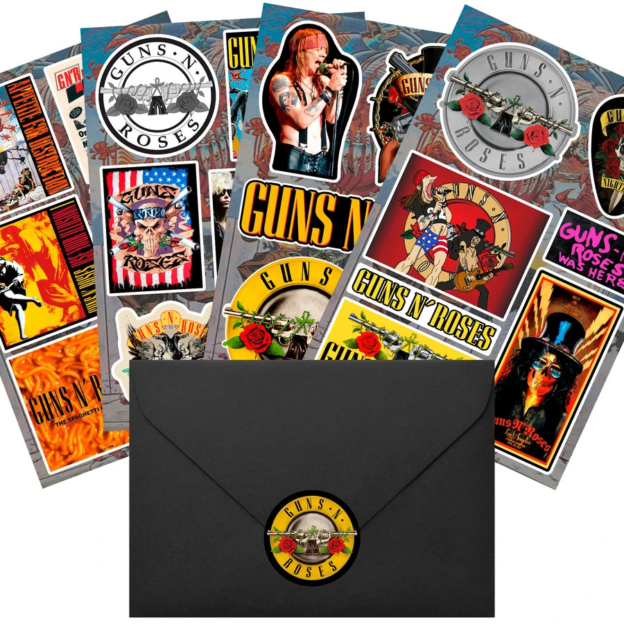 Guns N Roses Stickers GNR Appetite for Destruction Use Your Illusion Hard Rock