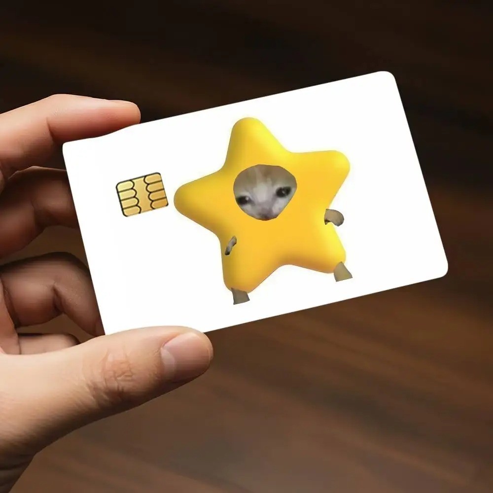 Credit card Skin Crying cat funny | meme Debit card skins | Custom Card Sticker
