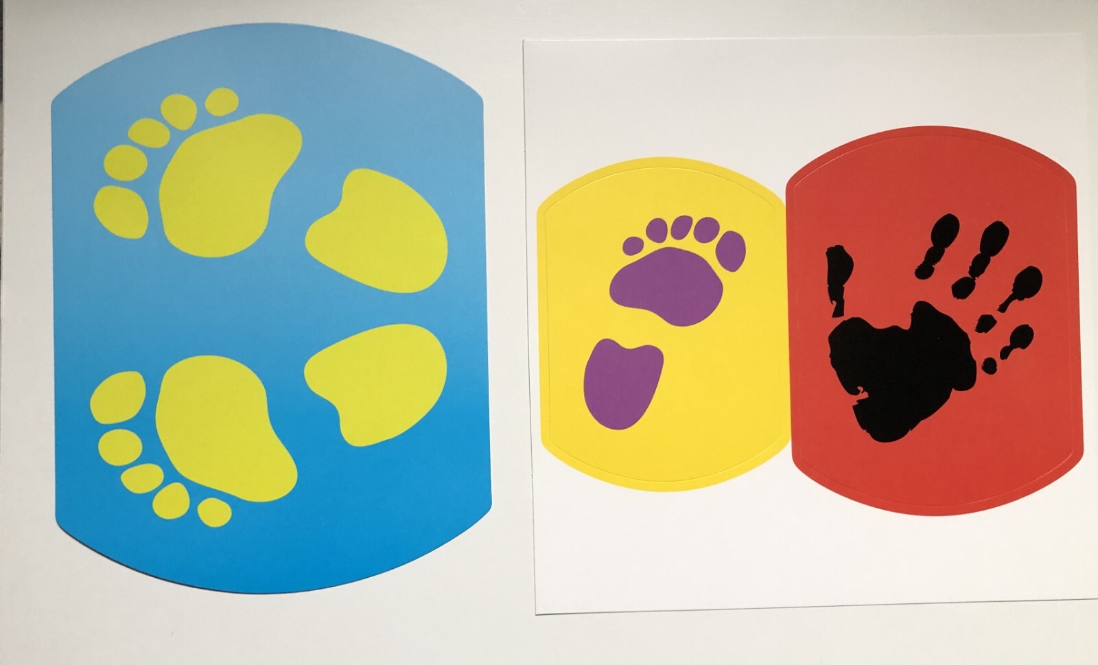HIH Hip In A Hurry Style, Fun Velocity Die-Cut Wall Décor For Kids Three Packs