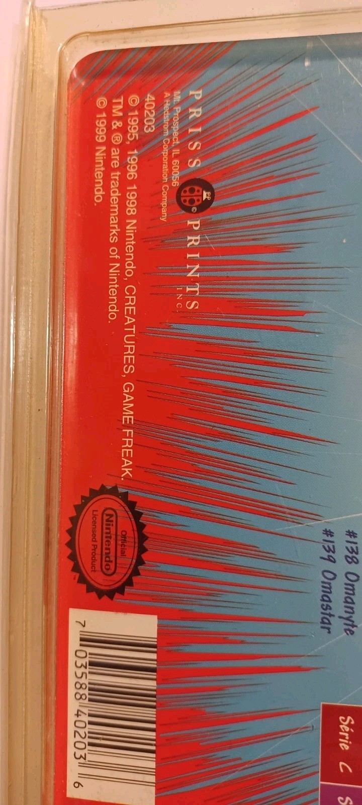 1999 Pokemon Stick Ups Wall Decals Series C in Original Package