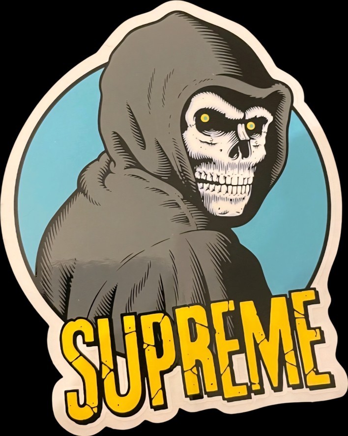 Supreme Sticker 3" Die Cut Gloss Skateboard Water Bottle Tablet Laptop Etc