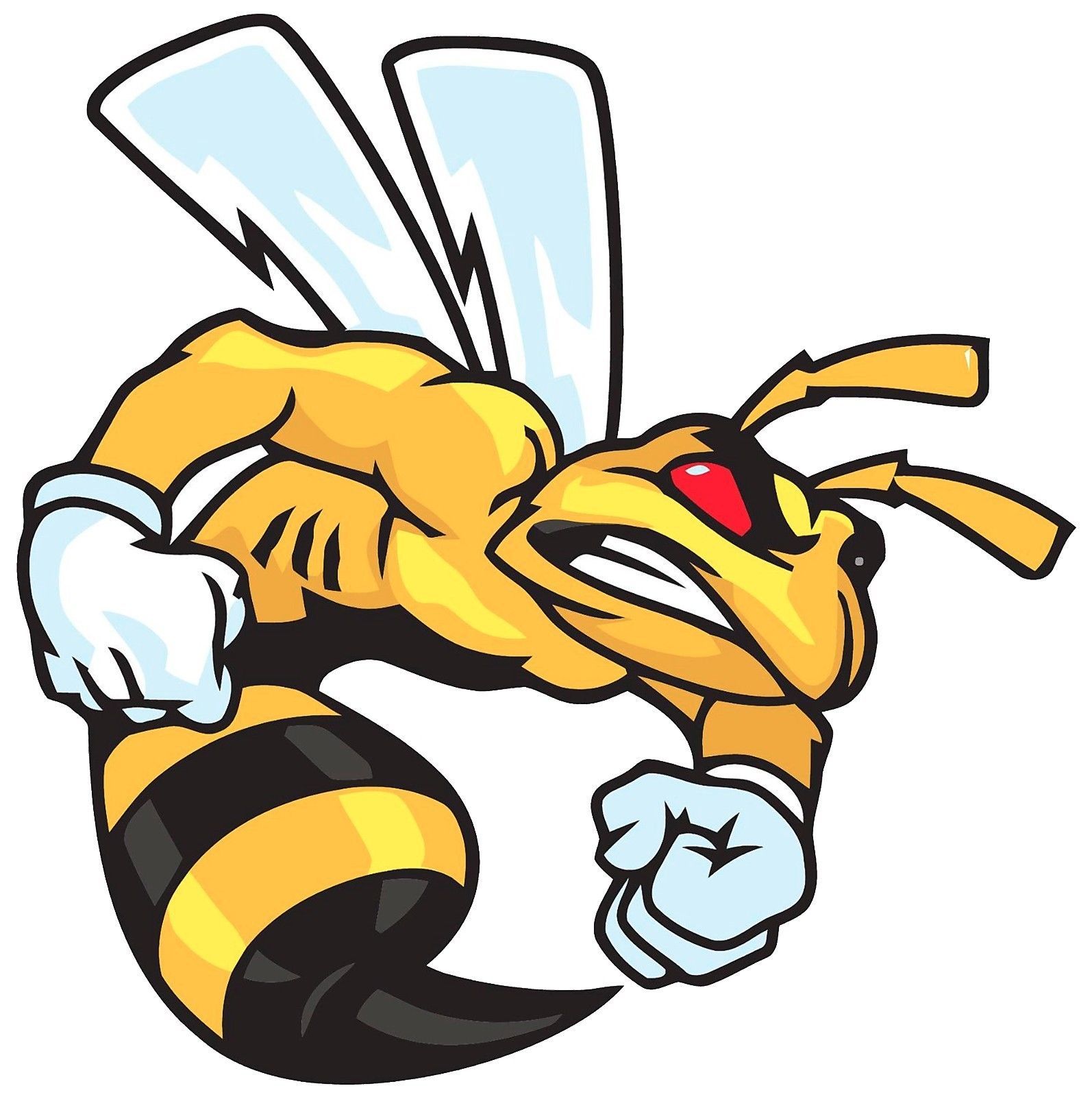 ANGRY SUPER BEE LOGO VINYL 3M USA MADE DECAL STICKER TRUCK WINDOW BUMPER WALL
