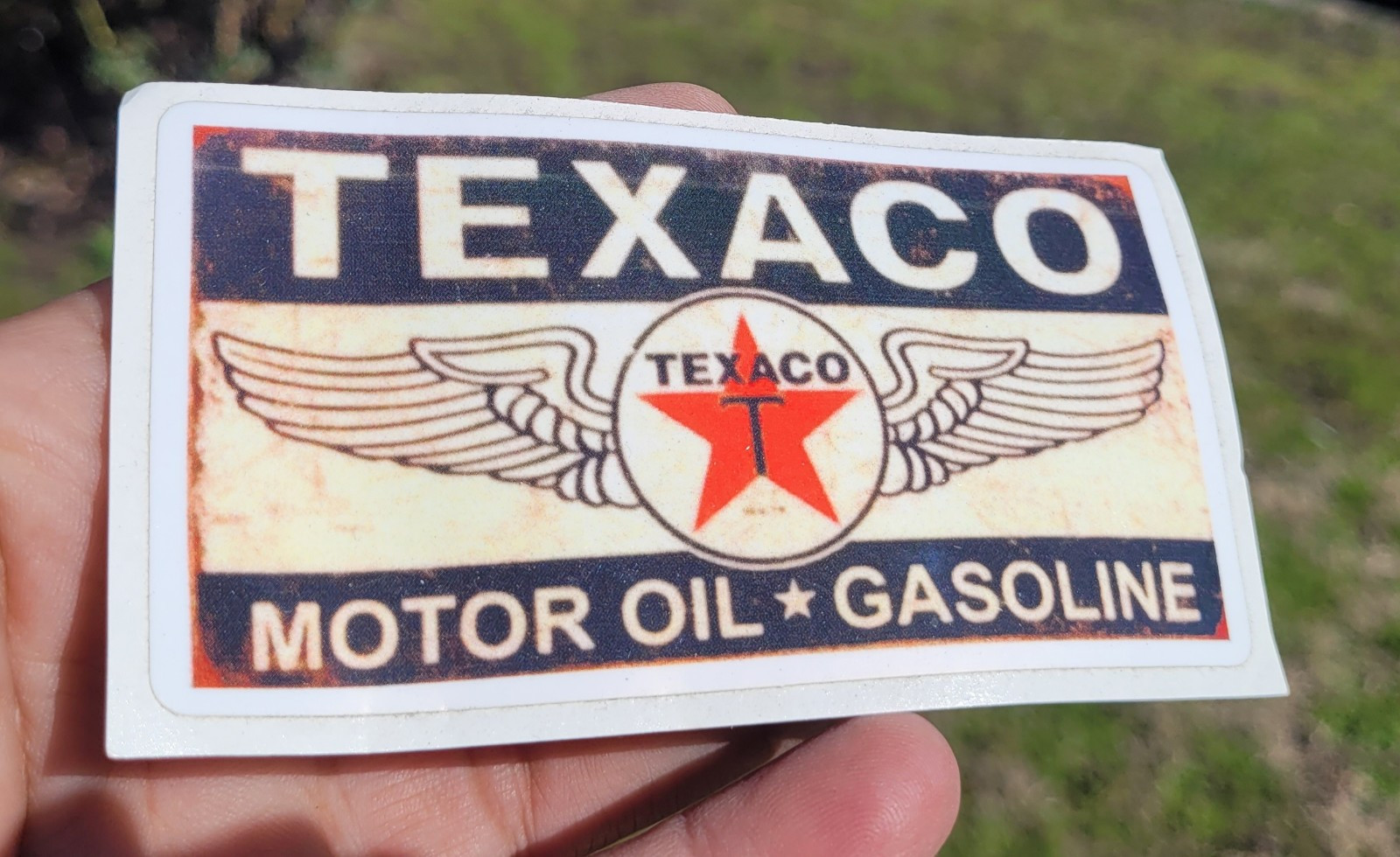 Texaco Oil Texaco Gasoline Sticker Decal 4.5" × 2.5 "