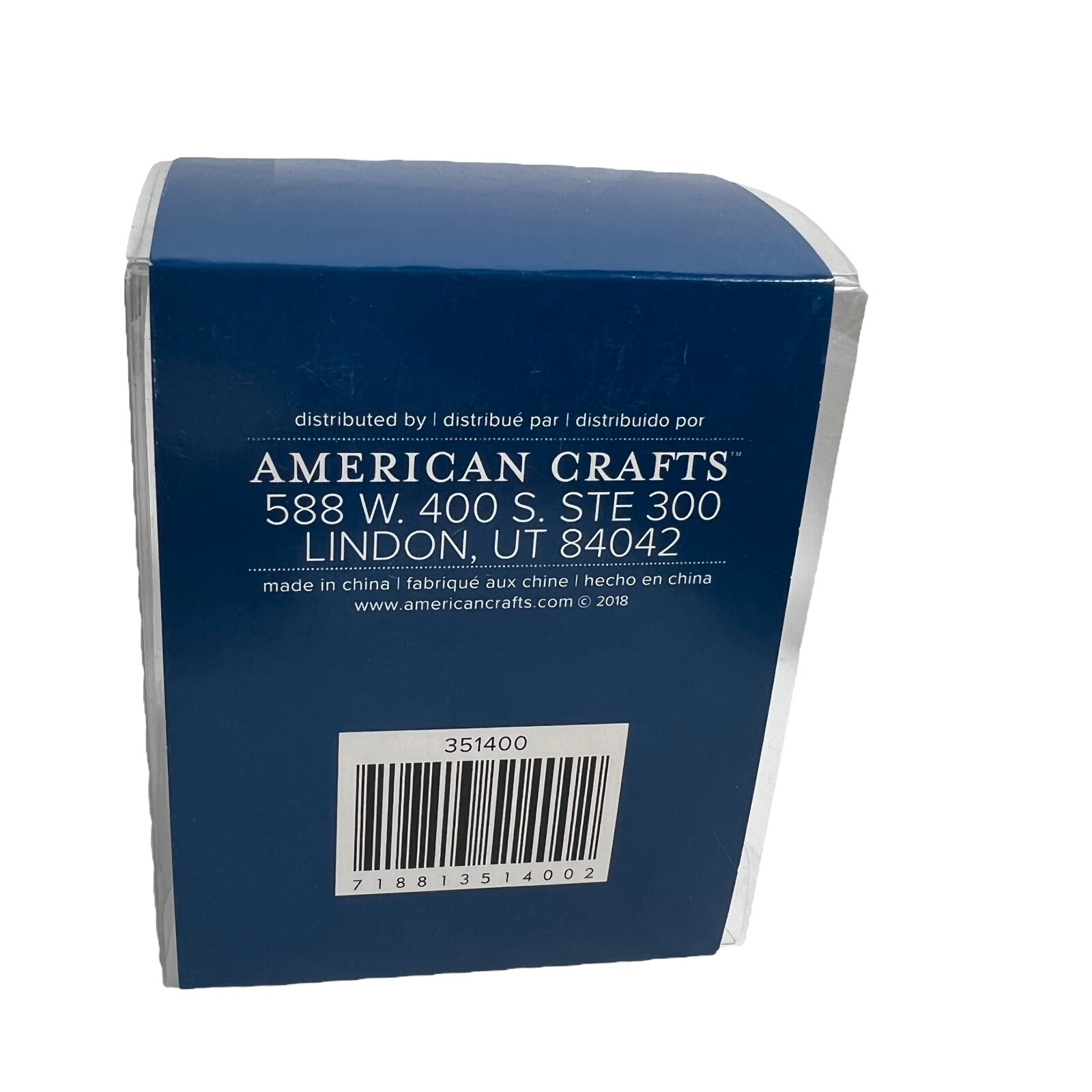 American Crafts Poster Border Adhesive White Woodgrain Border 3.5 in